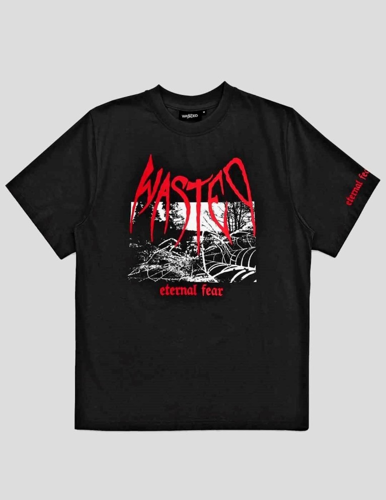 T-shirt WASTED PARIS fear tee black